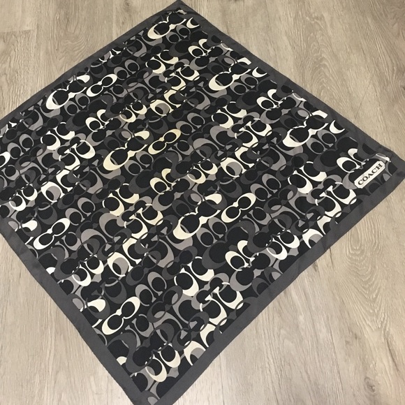 Coach Accessories - Coach I Silk logo C scarf